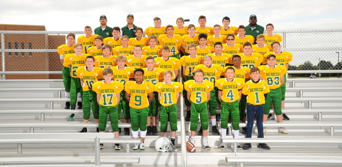 7th Grade Football Team Photo 2019-20