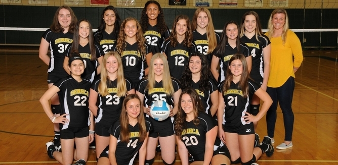 8th Grade Volleyball Team Photo 2019-20